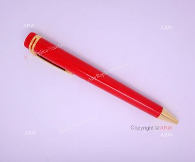 Replica Montblanc Heritage Collection 1912 Capless RED & GOLD Rollerball Pen New